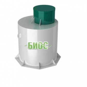 БИО-С Кессон 5+ с лестницей, круглый, 1800х2250, 800х500